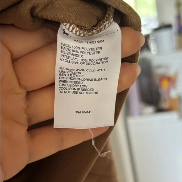 DICK'S Sporting Goods Women's Quilted ½ Zip Pullover, Small - Cadet Brown Sz S - Picture 4 of 5